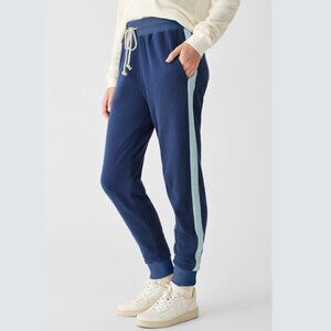 Faherty Women's Soleil Navy Joggers Size M